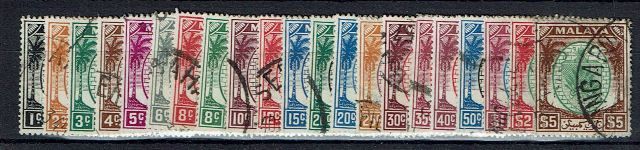 Image of Malayan States ~ Negri Sembilan SG 42/62 FU British Commonwealth Stamp